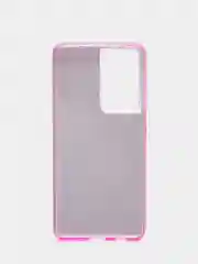 Сиреневый чехол блестящий Samsung S21 Ultra