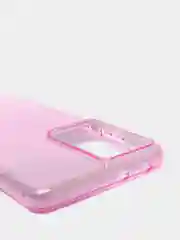 Сиреневый чехол блестящий Samsung S21 Ultra