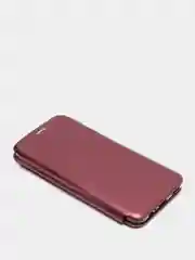 Багровый чехол-книжка Honor 9X / 9X Premium / Huawei P Smart Z / Y9 Prime (Хонор 9Х, П Смарт зет)