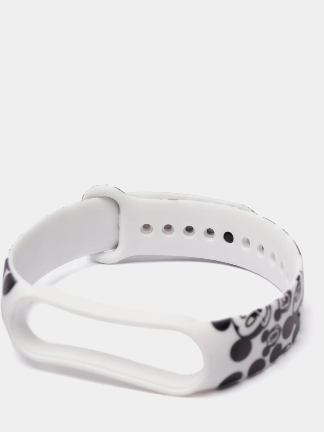 Кремовый силиконовый ремешок с принтом для Xiaomi Mi Band 7 / 3 / 4 / 5 / 6