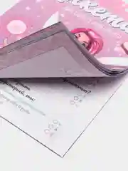 Сиреневый анкета для девочек, А6, 32 страницы