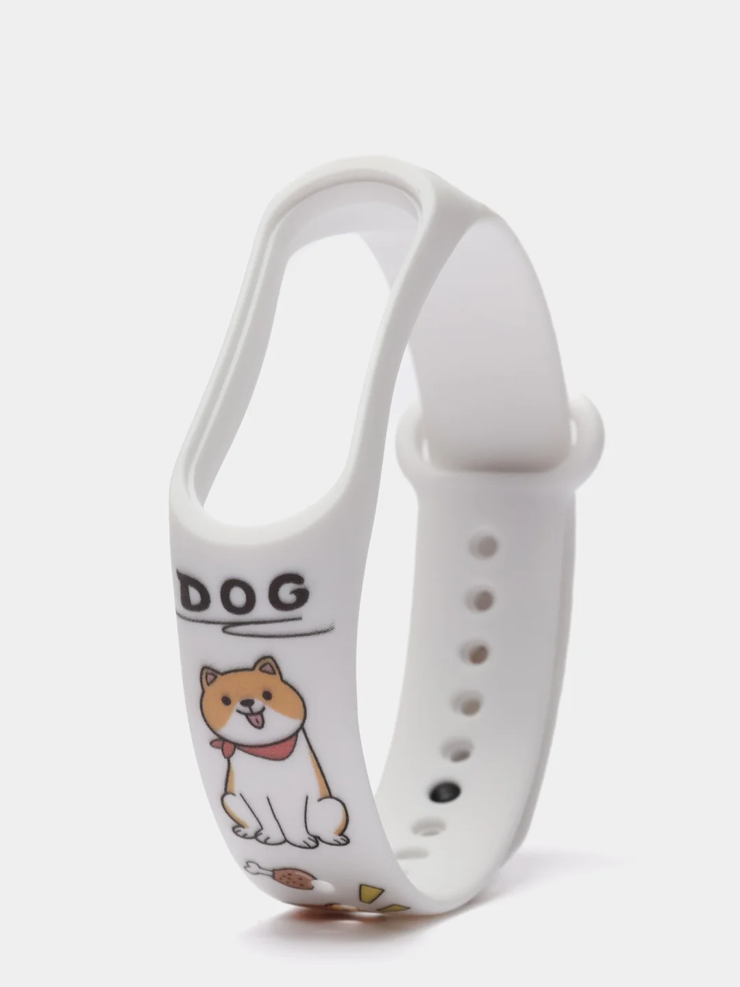 Карамельный силиконовый ремешок с принтом для Xiaomi Mi Band 7 / 3 / 4 / 5 / 6