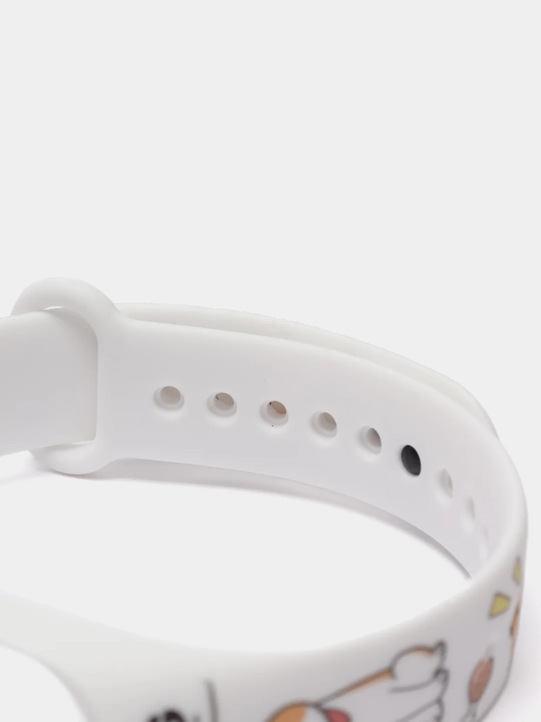 Карамельный силиконовый ремешок с принтом для Xiaomi Mi Band 7 / 3 / 4 / 5 / 6