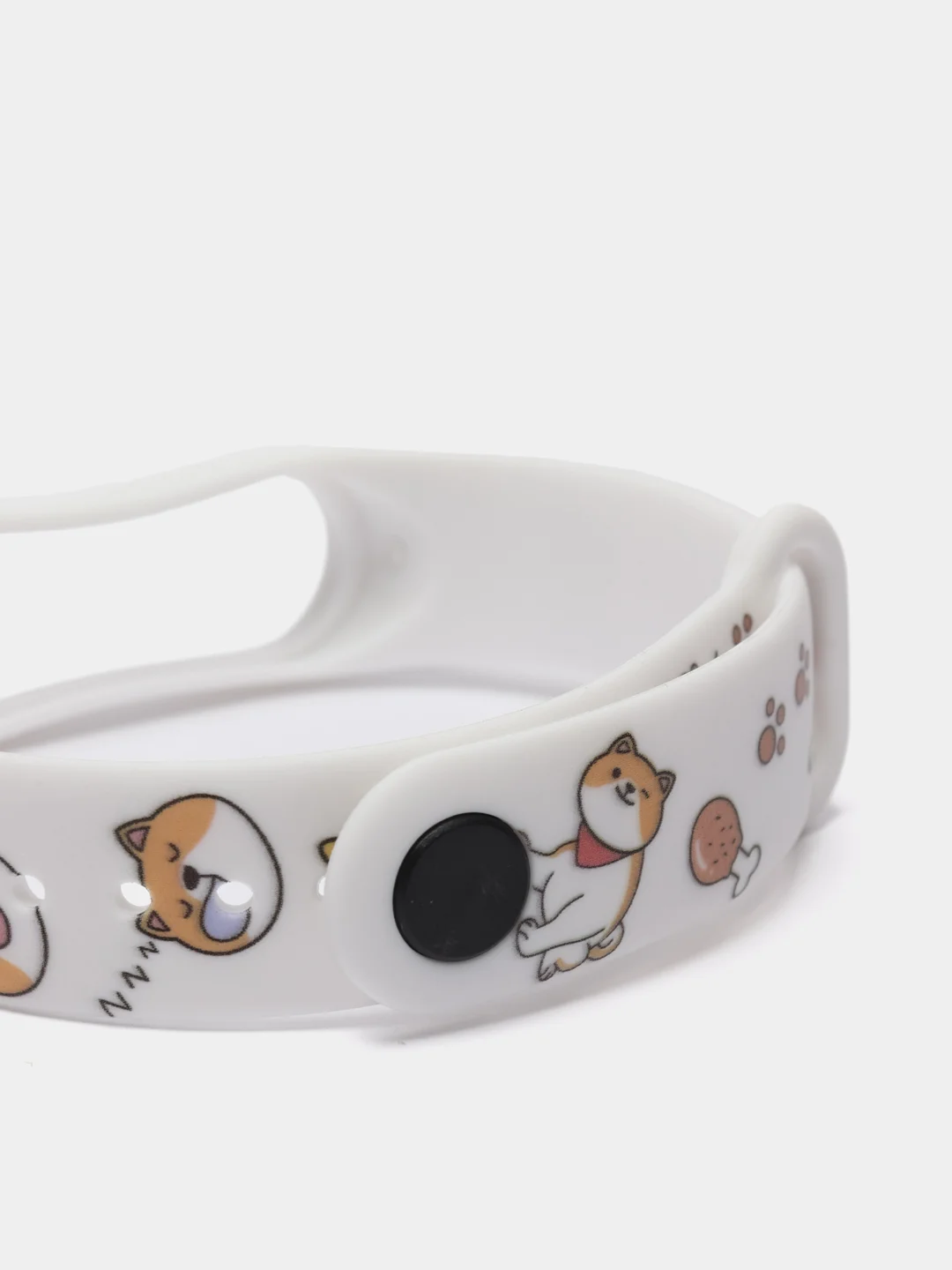 Карамельный силиконовый ремешок с принтом для Xiaomi Mi Band 7 / 3 / 4 / 5 / 6