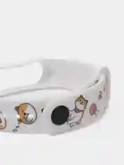 Карамельный силиконовый ремешок с принтом для Xiaomi Mi Band 7 / 3 / 4 / 5 / 6