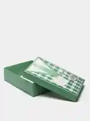 Зеленый подарочная коробка мужчине к 23 февраля 21 х 15 х 5,7 см