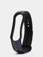 Марсала силиконовый ремешок с принтом для Xiaomi Mi Band 7 / 3 / 4 / 5 / 6