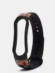 Лимонный силиконовый ремешок с принтом для Xiaomi Mi Band 7 / 3 / 4 / 5 / 6