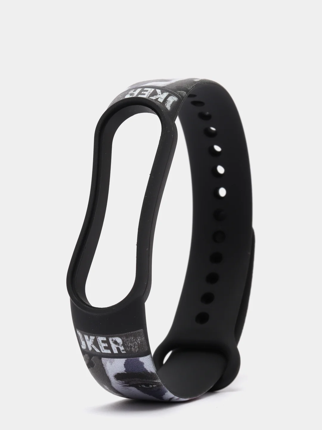 Терракотовый силиконовый ремешок с принтом для Xiaomi Mi Band 7 / 3 / 4 / 5 / 6