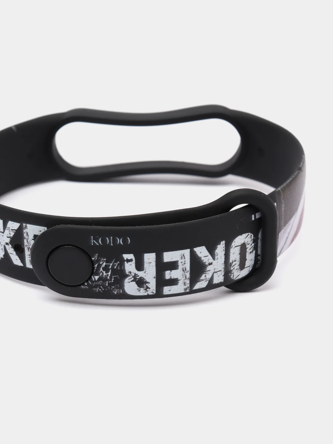 Терракотовый силиконовый ремешок с принтом для Xiaomi Mi Band 7 / 3 / 4 / 5 / 6