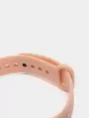 Пудровый силиконовый ремешок с принтом для Xiaomi Mi Band 7 / 3 / 4 / 5 / 6