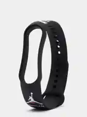 Тёмно-коричневый силиконовый ремешок с принтом для Xiaomi Mi Band 7 / 3 / 4 / 5 / 6