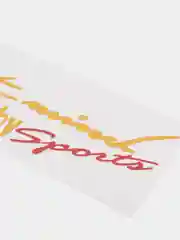 Желтый наклейка на авто "Sports mini produced by sports"