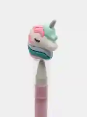 Фиолетовый ручка гелевая стираемая MESHU "Unicorn" синяя, 0,5мм