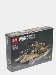 Оливковый детский конструктор War, 160 деталей