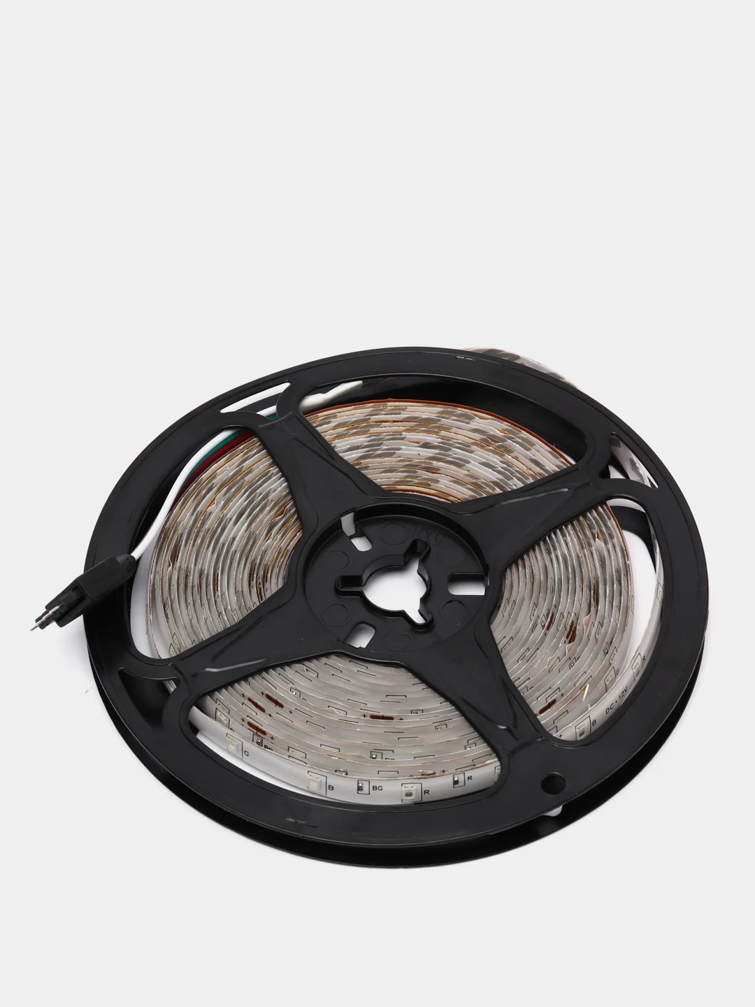Светодиодная RGB LED лента, 12 режимов, с пультом и блоком питания, 5 метров