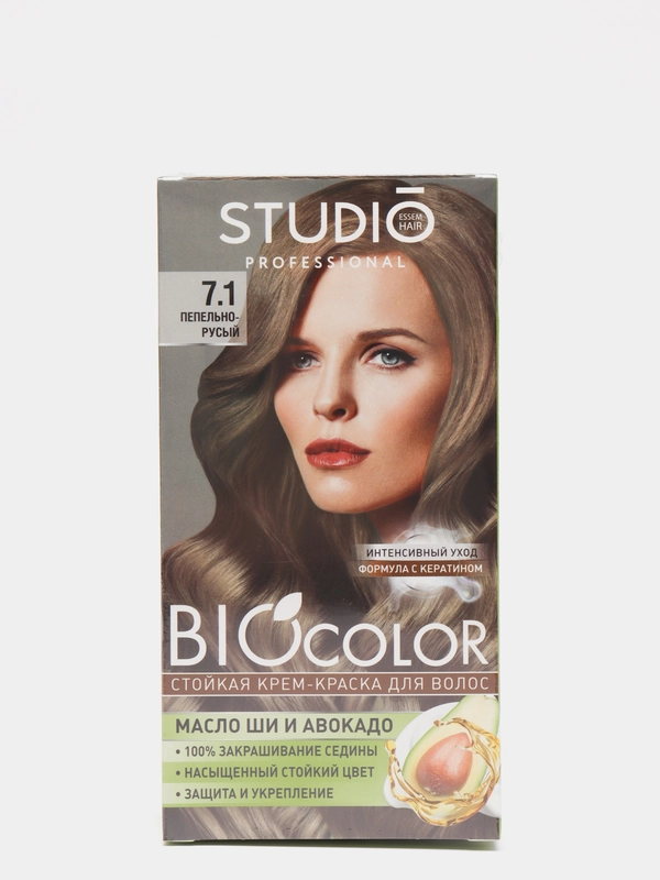 Studio Biocolor Краска для волос 7.1 Пепельно-русый, 50/50/15 мл