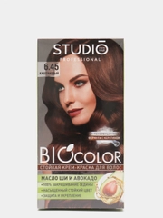 Studio Biocolor Краска для волос 6.45 Каштановый, 50/50/15 мл