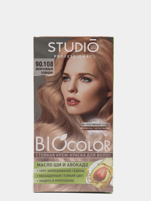 Studio Biocolor Краска для волос 90.108 Жемчужный блондин, 50/50/15 мл