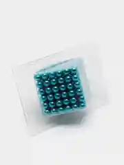 Головоломка магнитная Magnetic Cube, голубой, 216 шариков, 5 мм