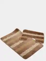 Бежевый коврик  в ванную