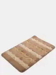 Бежевый коврик  в ванную