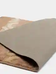 Бежевый коврик  в ванную