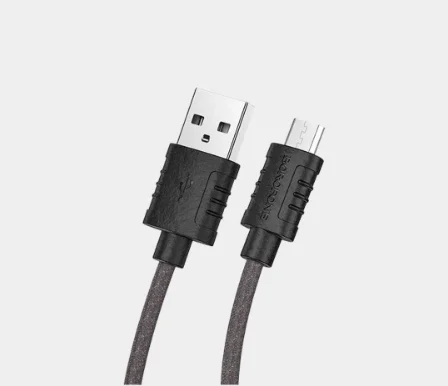 Белый кабель для зарядки и передачи данных Borofone BX52 для micro USB, 1 м, 2.4А, для Android