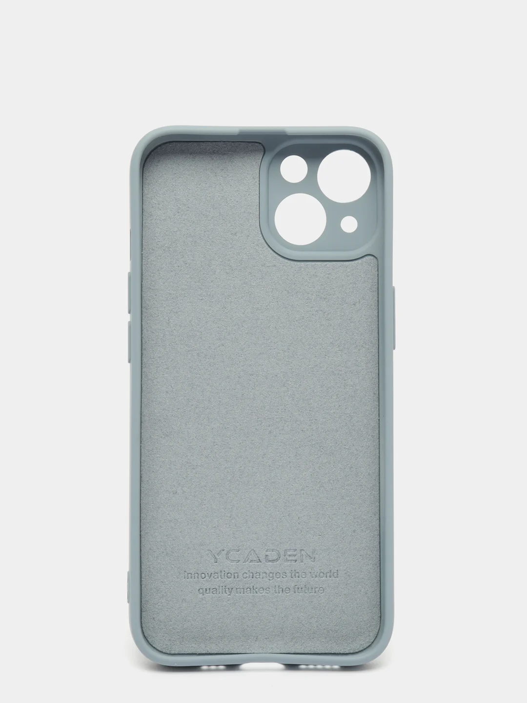 Синий меланж чехол на айфон (iPhone) 13 / 13 Pro / 13 Pro Max силиконовый про макс