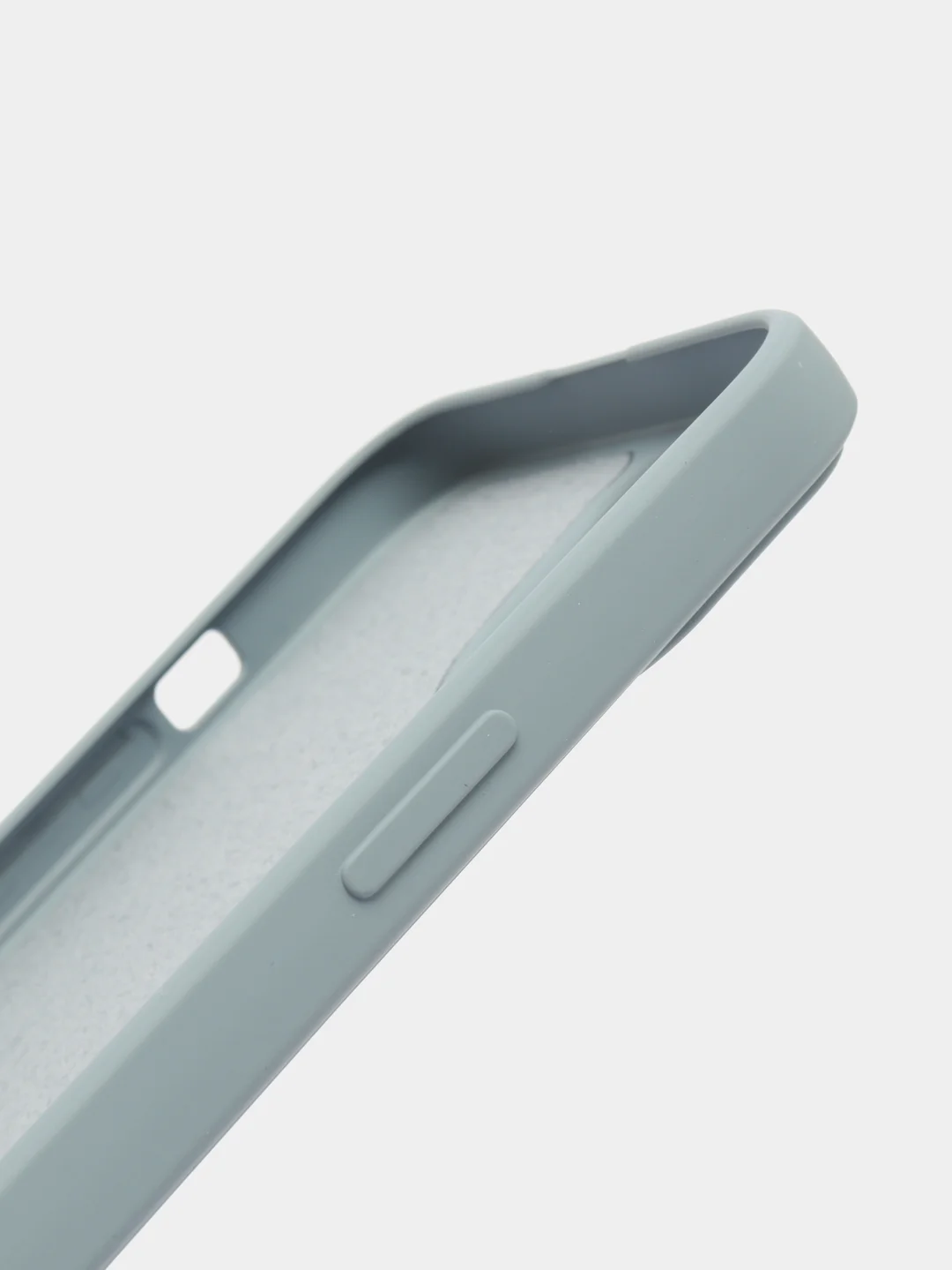 Синий меланж чехол на айфон (iPhone) 13 / 13 Pro / 13 Pro Max силиконовый про макс