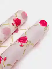 Тёмно-розовый силиконовая скатерть с рисунком (гибкое стекло, защитная пленка) на стол, 100х120см, рулон