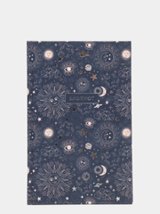 Блокнот 135 х 206 мм, А5, 80 л, твердый, тиснение фольгой, "Blue sky"