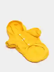 Желтый толстовка с капюшоном для собак и кошек