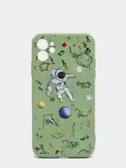 Зеленый чехол iPhone 11 XR / 12 Pro Max / 7 /8 / SE2020 / силиконовый айфон про макс