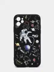 Черный чехол iPhone 11 XR / 12 Pro Max / 7 /8 / SE2020 / силиконовый айфон про макс