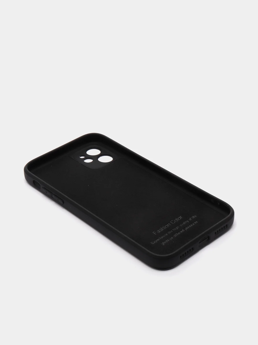 Черный чехол iPhone 11 XR / 12 Pro Max / 7 /8 / SE2020 / силиконовый айфон про макс