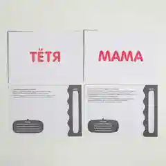 Обучающие карточки по методике Глена Домана "Члены семьи", 12 карт