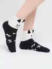 Горчичный махровые женские носки 3D
