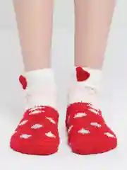 Лавандовый махровые женские носки 3D