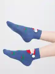 Золотистый хаки махровые женские носки 3D