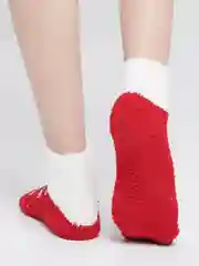 Коралловый махровые женские носки 3D