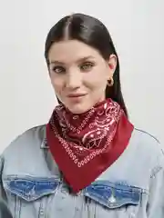 Черный бандана с принтом, 20 цветов
