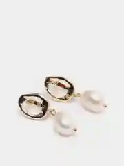 Серьги с натуральным жемчугом