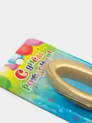 Свеча-цифра для торта "Золотые"