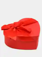 Красный подарочная коробка "СЕРДЦЕ"