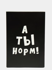 Коробка складная с приколами А ты норм!, 16  23  7,5 см