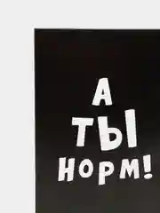 Коробка складная с приколами А ты норм!, 16  23  7,5 см