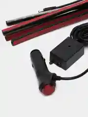 Подсветка ног в салон авто, светодиодная rgb лента с пультом в машину, цветомузыка