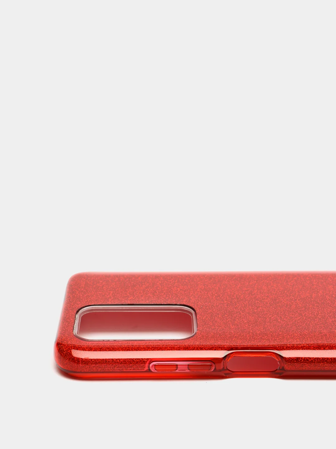 Красный чехол блестящий Xiaomi Redmi 10, накладка c блёстками Редми 10