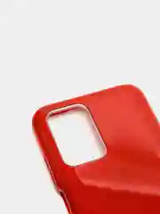 Красный чехол блестящий Xiaomi Redmi 10, накладка c блёстками Редми 10